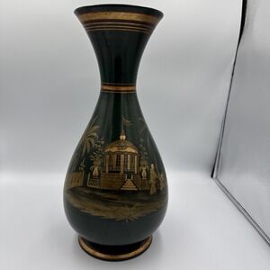 Green Japan Ceramic Vase Vintage EGW 548